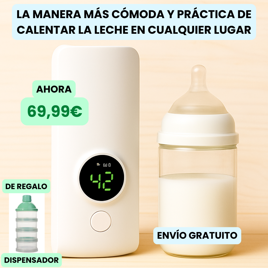 WarmiGo™ - El calienta biberones más cómodo para tu familia.
