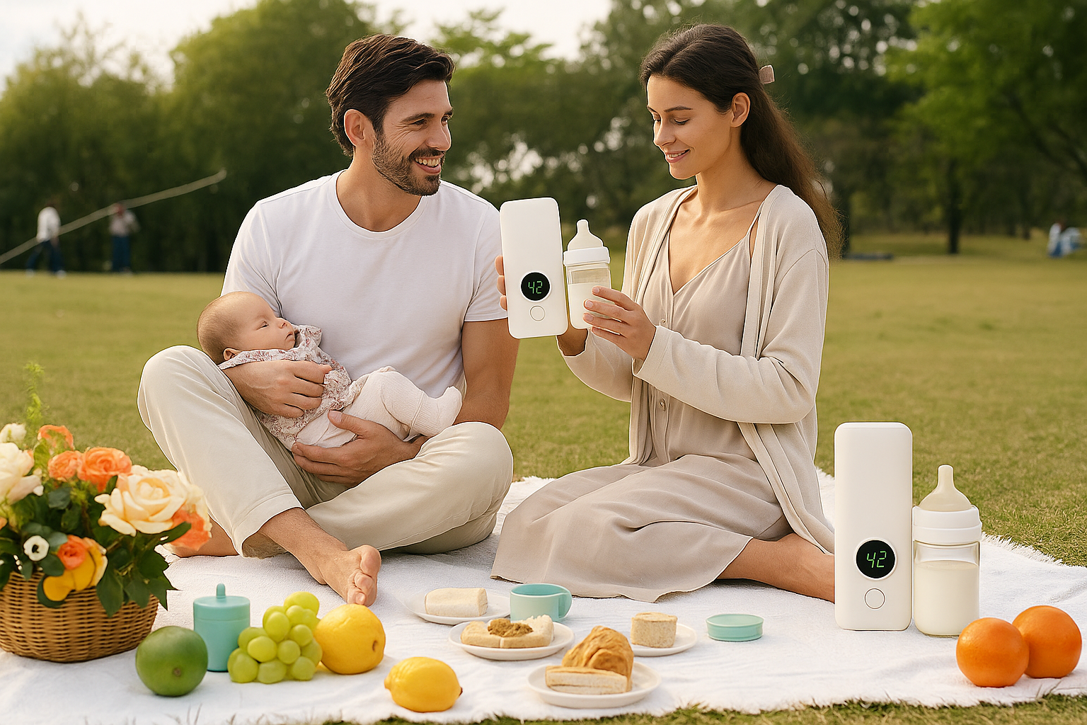 WarmiGo™ - El calienta biberones más cómodo para tu familia.