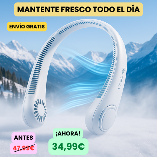 FreshFan - Ventilador de cuello portátil sin aspas